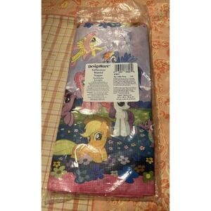 My Little Pony Paper Designware Party Tablecloth  54" x 96" MLP 2013 Never Used